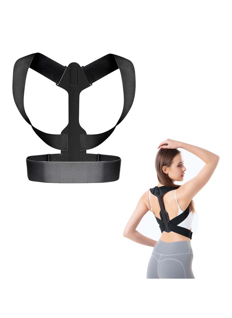 SYOSI Posture Corrector for Men Women Teenagers Students, Intelligent Posture Correction Back Support Back Straightener Shoulder Strap Posture Trainer (Classic Style)  - Image 1
