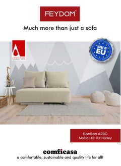 COMFICASA FEYDOM BonBon A2BC Single sofa bed : Mollia Honey  - Image 1