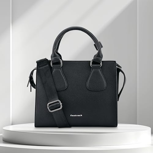 Fastrack Structured Satchel | Faux-Leather Women's Handbags | Satchel for Casual Carry - Image 3