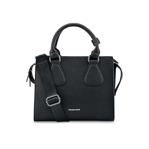 Fastrack Structured Satchel | Faux-Leather Women's Handbags | Satchel for Casual Carry - Image 1