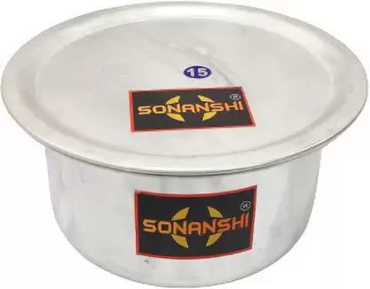 Sonanshi Sonanshi Aluminium Induction Base Cooktop Bhagona Multi-Purpose Food Grade with LID (4 Litre)  - Image 3