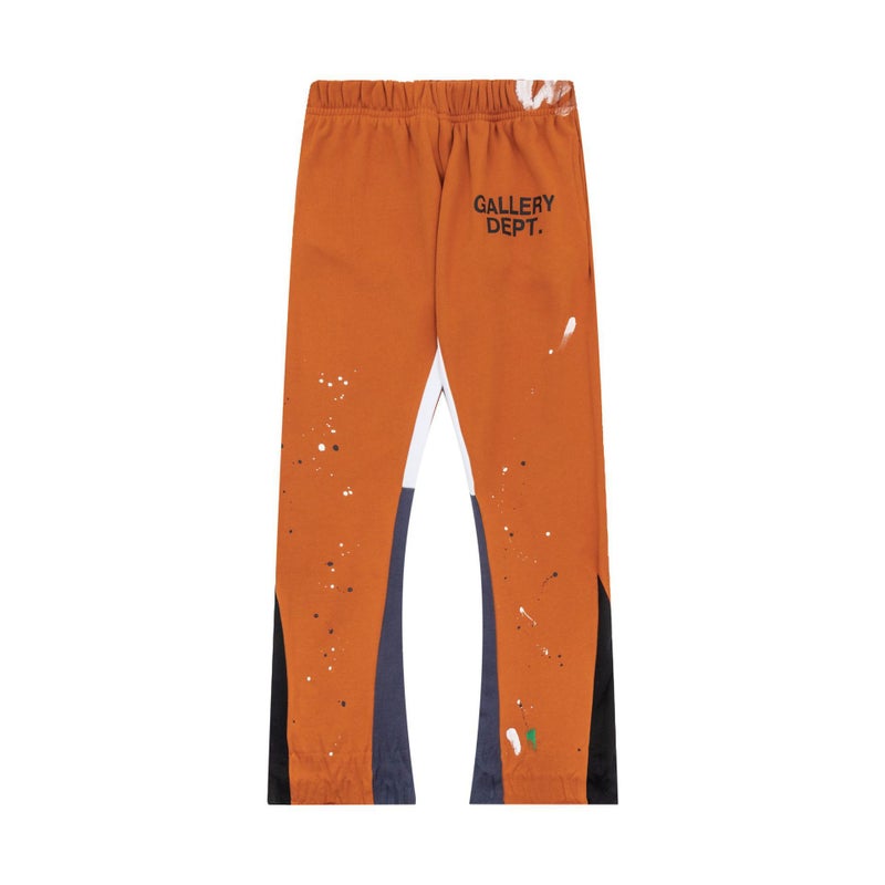 G D Classic Letter Splash-Ink Graffiti Print Patchwork Versatile Sweatpants Unisex Casual Long Pants Direct Shipping - Image 1