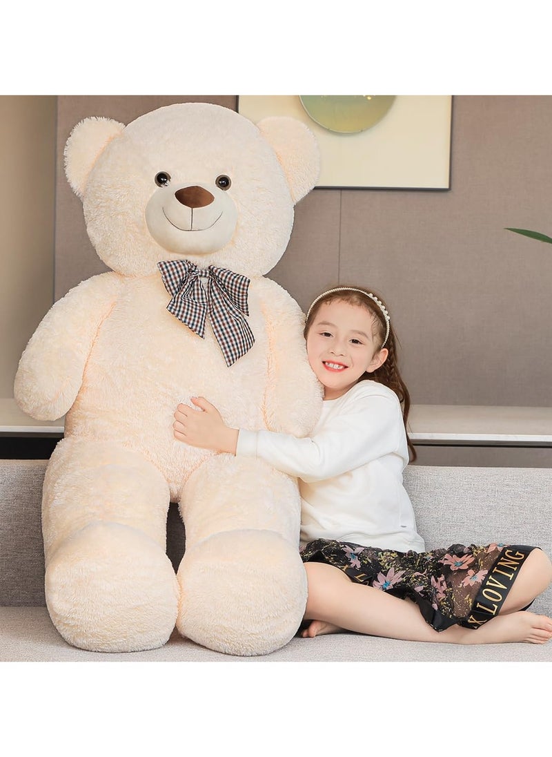 Giant Xxxl Teddy Bear, 145 Cm, Giant Soft Toy, Large Stuffed Toy, Plush Bear, Cuddly Bear, Teddy Bear Gift (1.4 M, Beige)  - Image 1