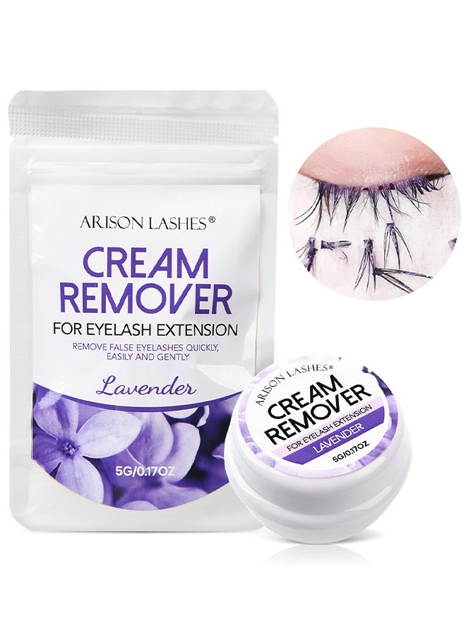ARISON LASHES Eyelash Extension Remover Cream 5G, Lash Extension Remover Dissolves Powerful For Lash Extensions Lash Glue Remover Low Irritation For Sensitive Skin, Lash Clusters Cream Lash Glue Remover - Image 1