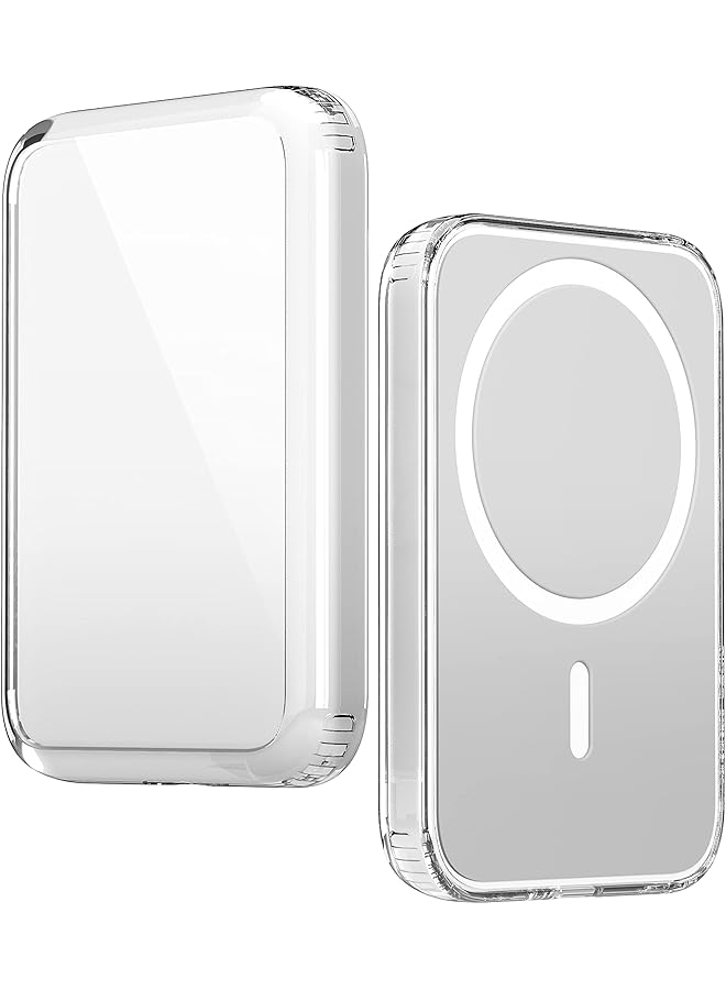 Elago Hybrid Clear Case Compatible With Magsafe Battery Pack Pc + Tpu Hybrid Technology Anti Yellowing Crystal Clear Shockproof Cover Protective Case Transparent - Image 1