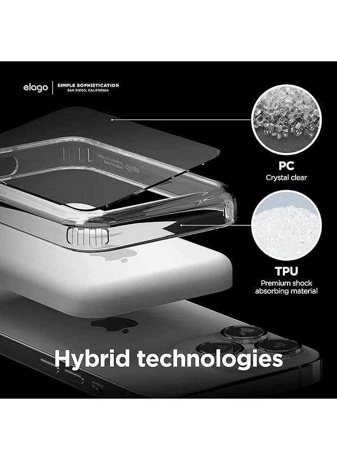 Elago Hybrid Clear Case Compatible With Magsafe Battery Pack Pc + Tpu Hybrid Technology Anti Yellowing Crystal Clear Shockproof Cover Protective Case Transparent - Image 5