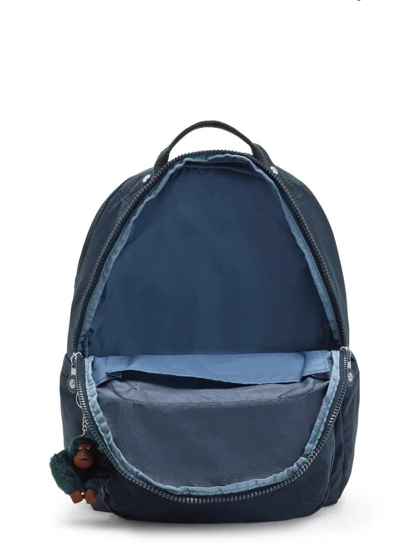 kipling Seoul Lap Large backpack (with laptop compartment)True Blue Tonal - I42754DX