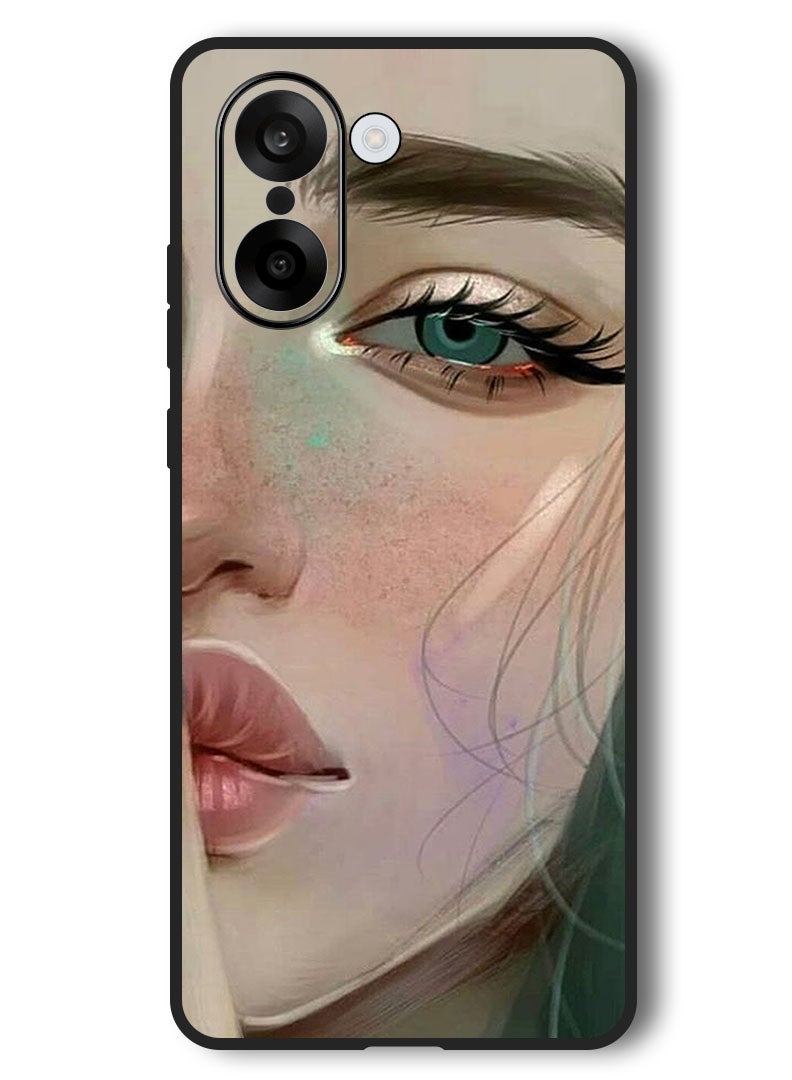 Theodor Case Compatible with OnePlus Nord CE 5 6.77 Inch Protection Shockproof Bumper Cover Shhh She Is Sad - Image 1