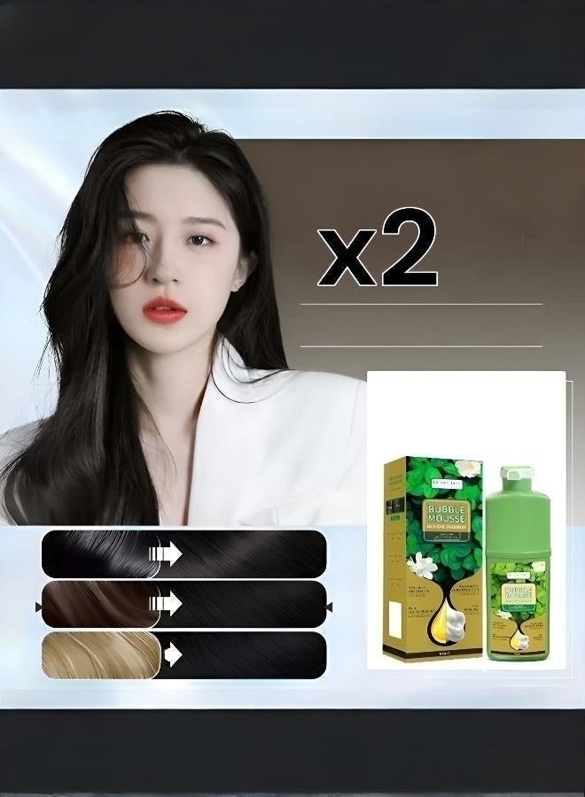 Say Goodbye to Gray: Popular Natural Foam Hair Dye for Lasting Color - Image 1