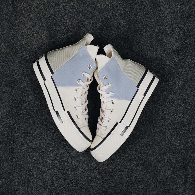 1970S Deconstructed Classic High-Top Couple Casual Shoes Sneakers Canvas Shoes - Image 1