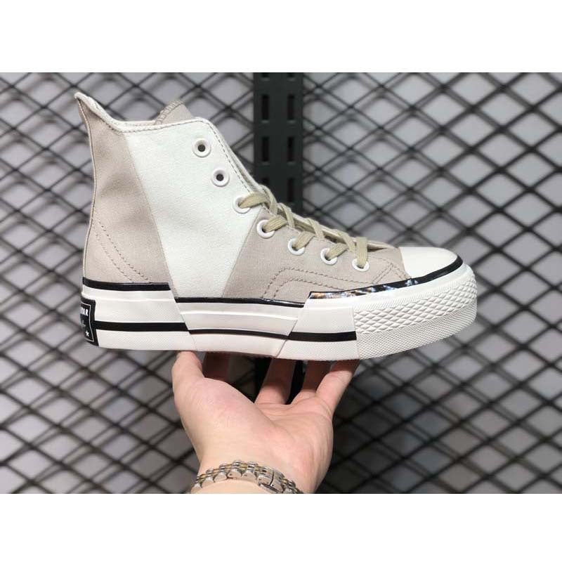1970S Deconstructed Classic High-Top Couple Casual Shoes Sneakers Canvas Shoes - Image 3