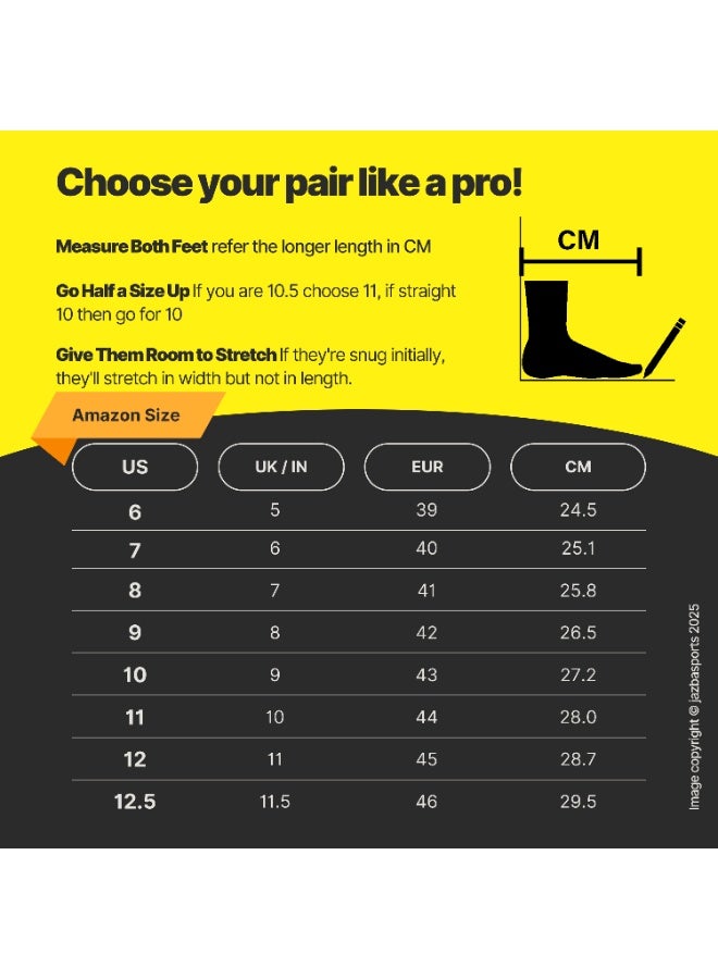 SOLM8 S70 Cricket Shoes with Gel Insole - Designed for Bowlers with Secure Velcro Strap & Well Padded upper and Advance Rubber Cleats - Image 5