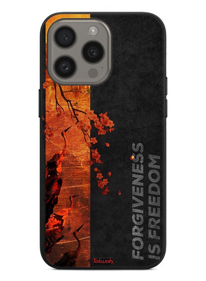 Tolwak Apple iPhone 15 Pro Max Protective Case Cover Forgiveness Is Freedom - Image 2