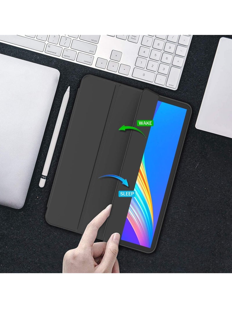 DUSALA Flip Case for New iPad Pro 11-inch 2021 (3rd Gen) / 2020 (2nd Gen) /, Ultra Slim Smart Magnetic Back Cover for iPad Pro 11 2021/2020, Auto Wake/Sleep-With Pencil Holder - Image 3