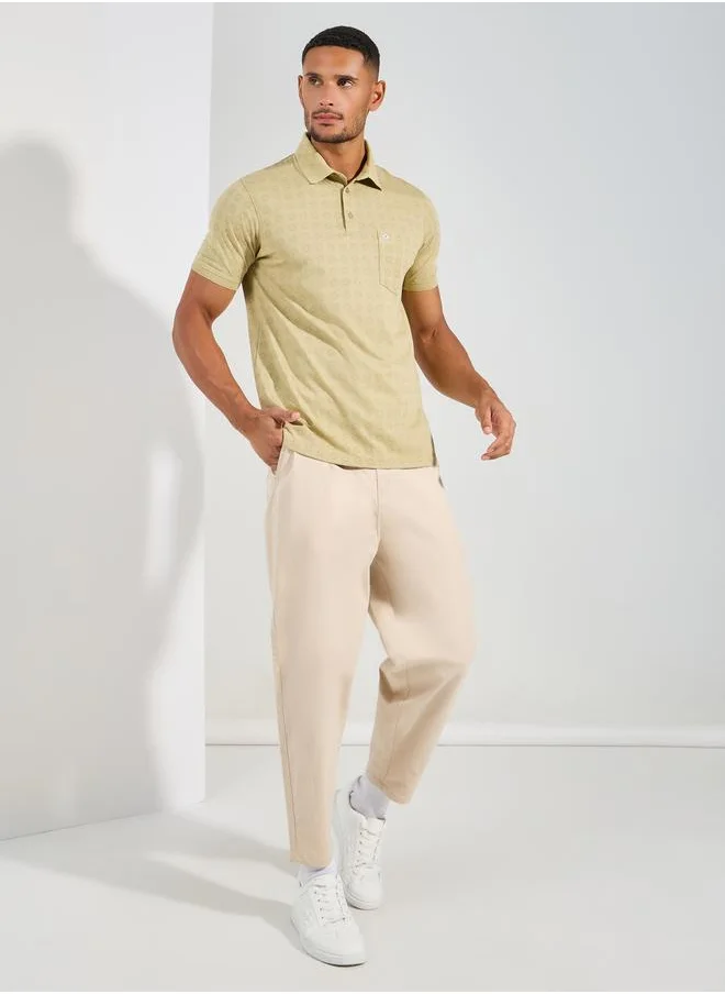 Fort Collins All Over Print Regular Fit Polo