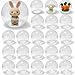 JOINPAYA 100pcs Claw Machine Balls 126in Clear Vending Machine Capsules Gumball Easter Basket Stuffers for Party Favors DIY - Image 2