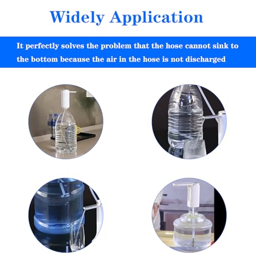 JoyTube Food Grade Silicone Water Pump Hose and Weight Block Set, 5FT Silicone Tubing for 5 Gallon Water Bottle Pump for Charging Automatic Drinking Water Pump and Desk Water Dispenser - Image 5