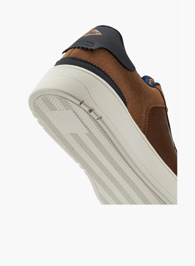 Lee Cooper Men's Panelled Lace-Up Sneakers