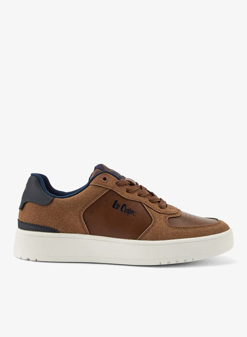 Lee Cooper Men's Panelled Lace-Up Sneakers