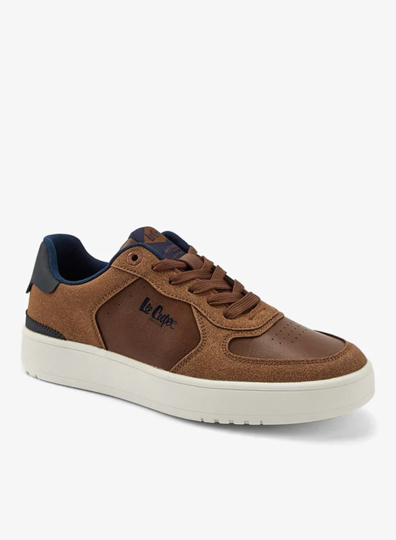 Lee Cooper Men's Panelled Lace-Up Sneakers