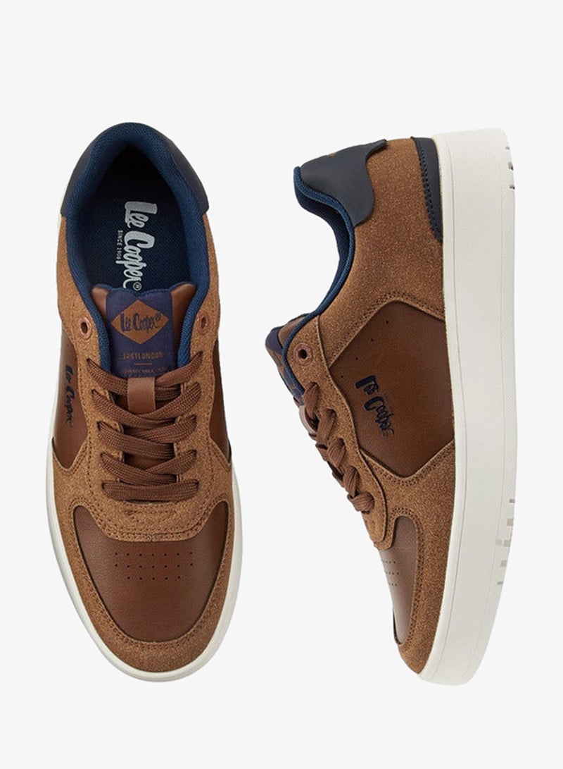 لي كوبر حذاء رجالي برباط بتصميم مضلع - Image 3