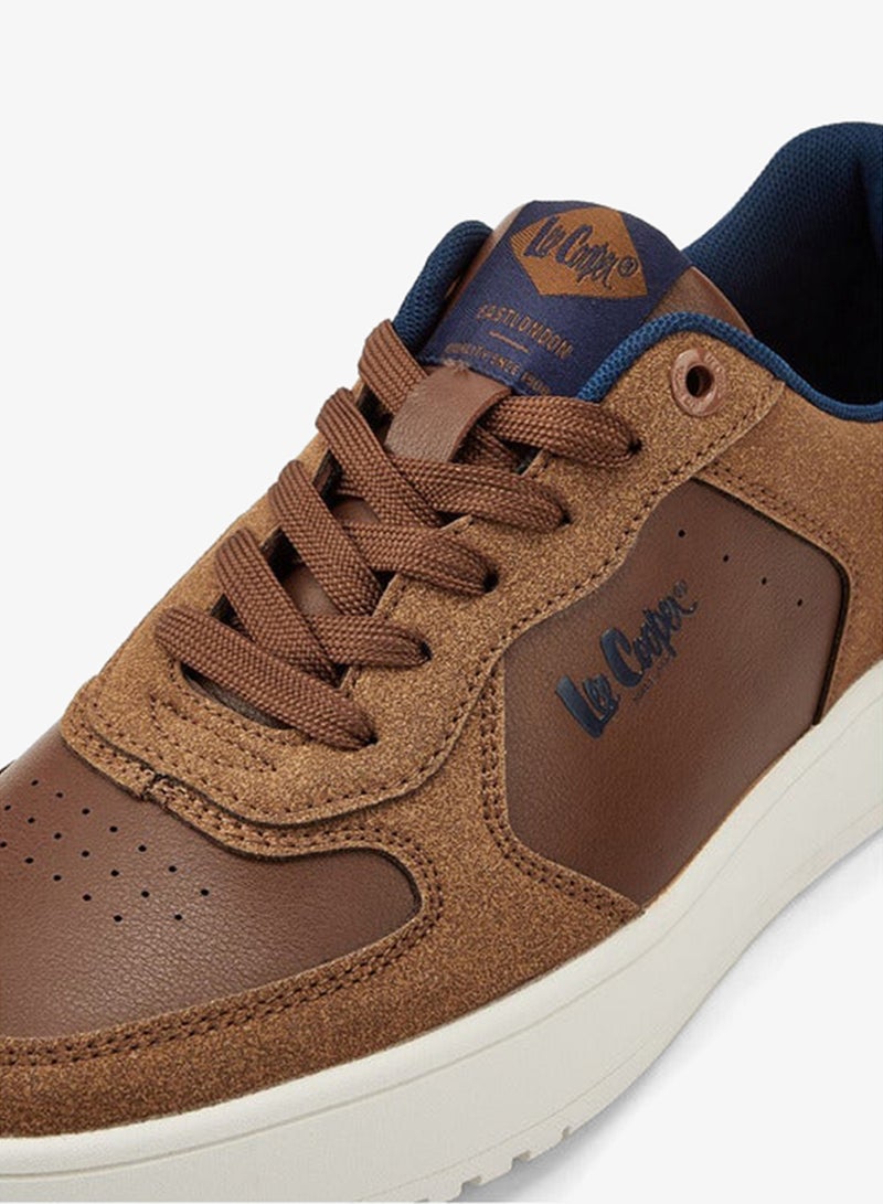 لي كوبر حذاء رجالي برباط بتصميم مضلع - Image 5
