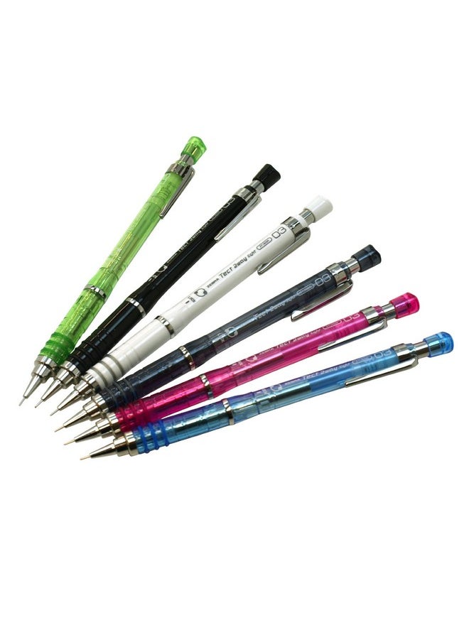 ZEBRA - Mechanical Pencil Tect 2 Way Light 0.3Mm White Body (Mas42W) - Image 1