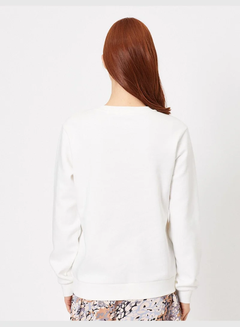 KOTON Sequin Detailed Sweatshirt