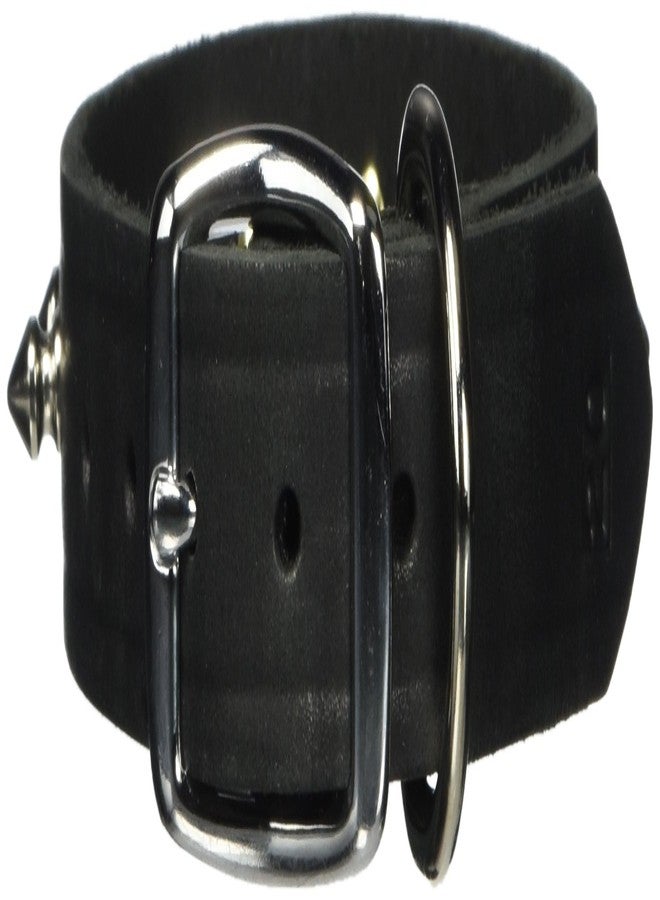 OmniPet Leather Brothers 100LK-BK20 1 x 20-Inch Regular Spiked Latigo Leather Dog Collar, Large, Black - Image 2