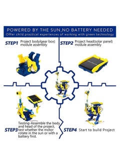 Y&D Robot Toy, STEM Solar Project Toys, 11-in-1 Kit, 231 Pieces and Cell Powered 2 in 1, Educational DIY Assembly Kit for Kids Aged 8+  - Image 5