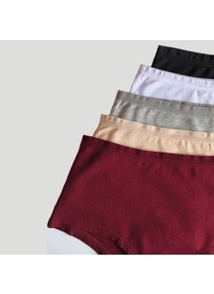 Malabadi Women's 6 Pack Color Modal Shorts 1906  - Image 1