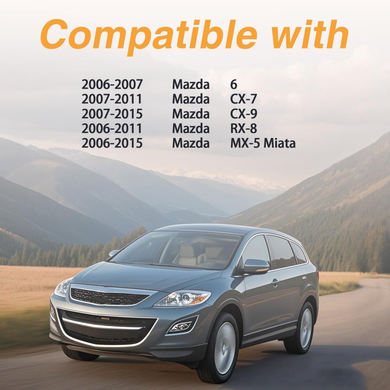 HIMARKLIF Ignition Key Knob Inner & Outer Push Switch Upgraded Start Button Ignition Lock Knob Compatible with Mazda CX-9 CX-7 RX-8 MX-5 Miata Replace# D6Y1-76-142 D461-66-141A-02 - Image 4