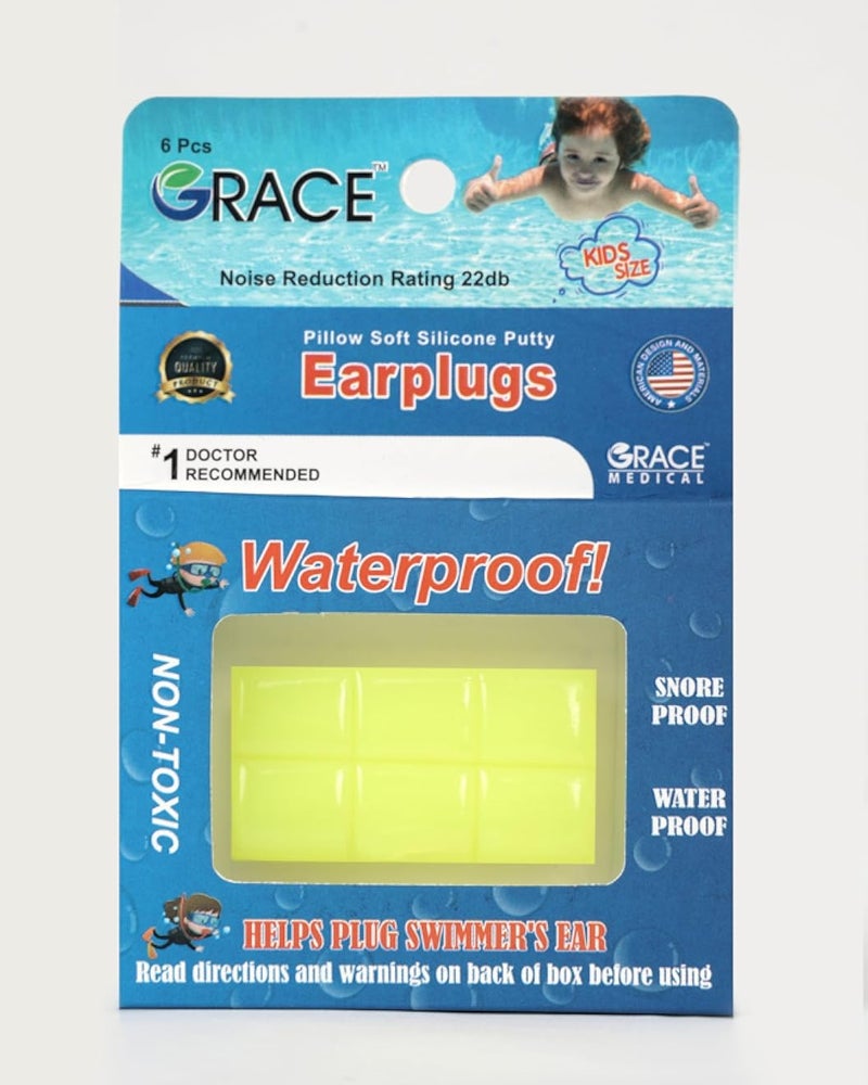 Grace Baby Ear Plug 6 Pieces - Silicone