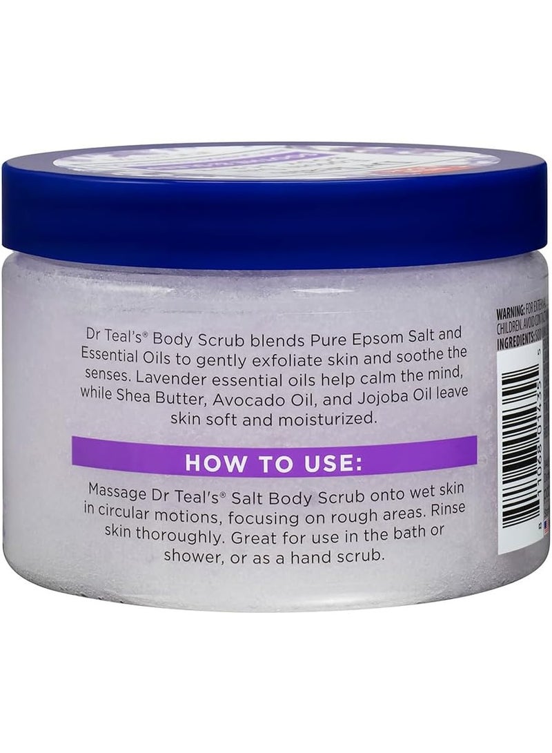 دكتور تيل مقشر الجسم بملح إبسوم من دكتور تيلز برائحة اللافندر، 454 غرام - Image 2