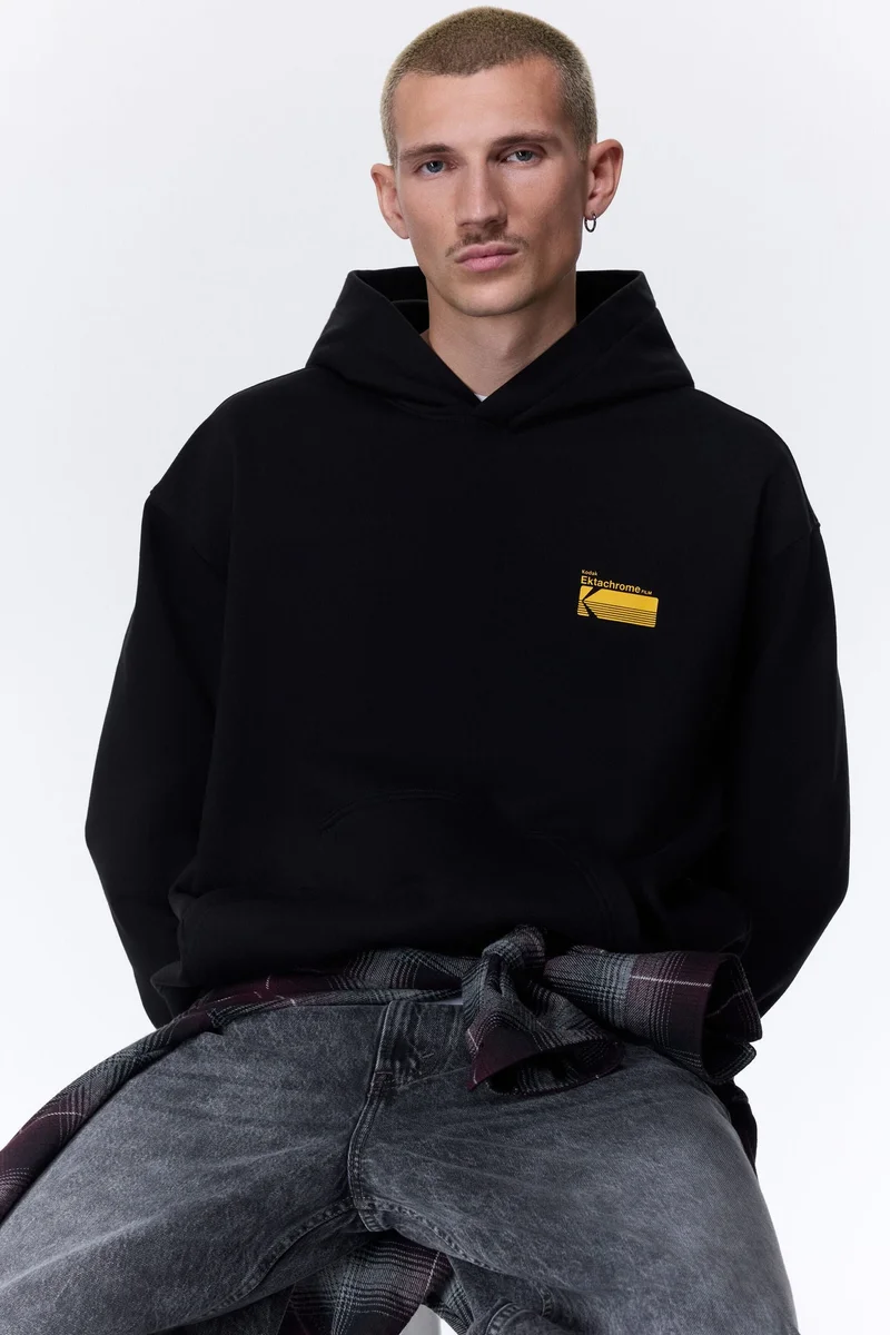 H&M Loose Fit Printed hoodie