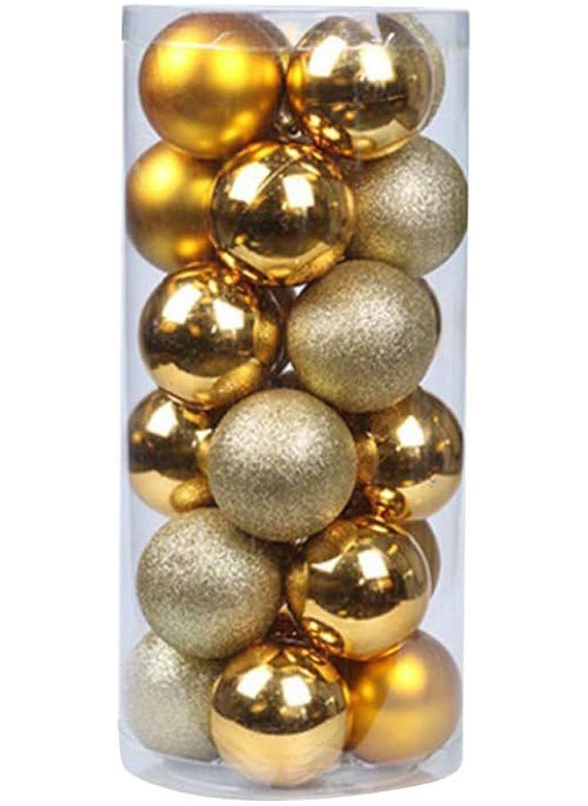 BPA 24Pcs Christmas Ball Ornaments With Lanyards  - Image 1