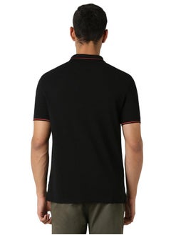 Van Heusen Van Heusen Men's Regular Fit Polo T-Shirt (VSKP517S011408_Black XL)  - Image 5