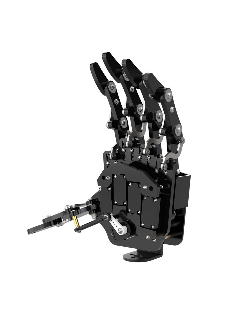 LewanSoul Robot Hand Five Fingers Solely Movement Bionic Robot Mechanical Arm DIY, Left Hand  - Image 1
