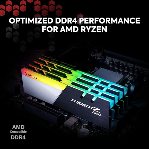 G.SKILL Trident Z Neo Series DDR4 RAM (XMP) 32GB (2x16GB) 3600MT/s CL16-19-19-39 1.35V Intel AMD Desktop Computer Memory U-DIMM (F4-3600C16D-32GTZNC) - Image 2