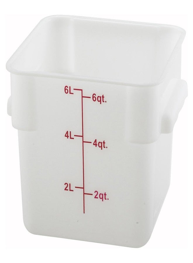 Winco - PESC-6-6 qt Food Storage Container - Image 1