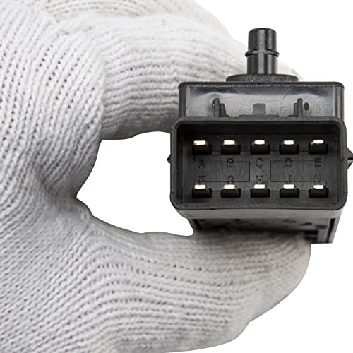 NFSpeeding Power Seat Switch Front Left Driver Side 8 Way 25974714 Fits 2010-2018 Camaro Equinox Malibu Replace 12451497 Adjuster Tilt Control Recliner Switch - Image 2