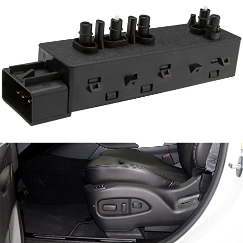 NFSpeeding Power Seat Switch Front Left Driver Side 8 Way 25974714 Fits 2010-2018 Camaro Equinox Malibu Replace 12451497 Adjuster Tilt Control Recliner Switch - Image 4