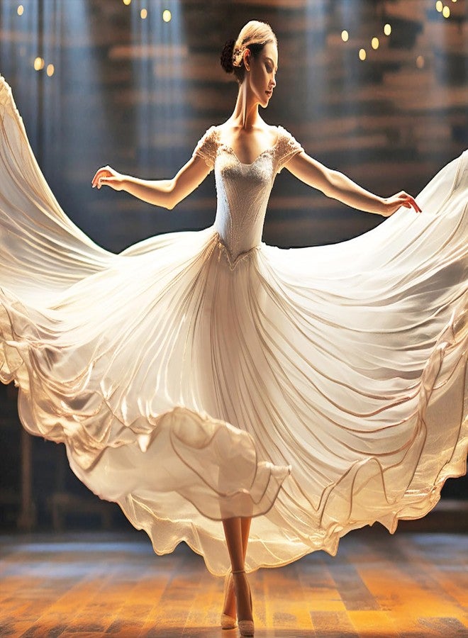 PENTA ANGEL أغطية كعكة الشعر PENTA ANGEL 3 قطع شبكية مرنة غير مرئية ملحقات شعر للنساء والفتيات للرقص والباليه والتزلج (بني، 8 سم) - Image 4