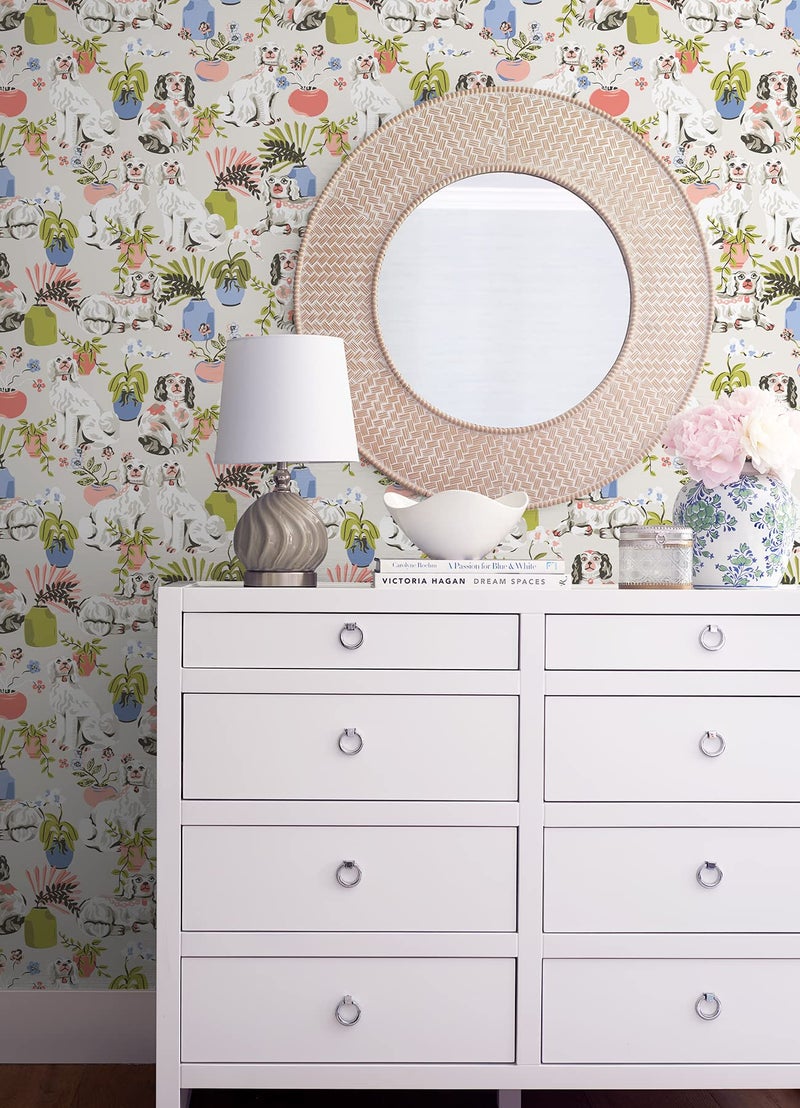 NuWallpaper x Printfresh Stone Good Dog Peel & Stick Wallpaper, PFS4812 - Image 3