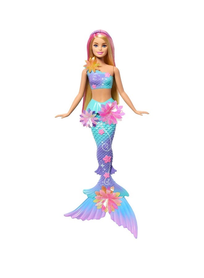 Barbie Flower Magic Mermaid Blonde Doll - Image 2