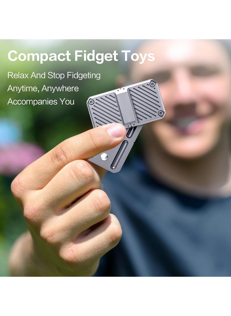 Fidget Toys for Adults Metal Magnetic Fidget Desk Toy EDC Gadget for Anxiety Relief and Stress Reduction Adult and Teen ADHD Tool Fidget Toy for Office Desk Gift for Boyfriend and Father - Image 3