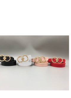 4pcs/set Women's Multi-color Round Buckle Thin Belt - pzsku/ZFED656744D24DF50F0E0Z/45/_/1733658842/ba5ef600-5122-4dee-a0ec-5906199e7348