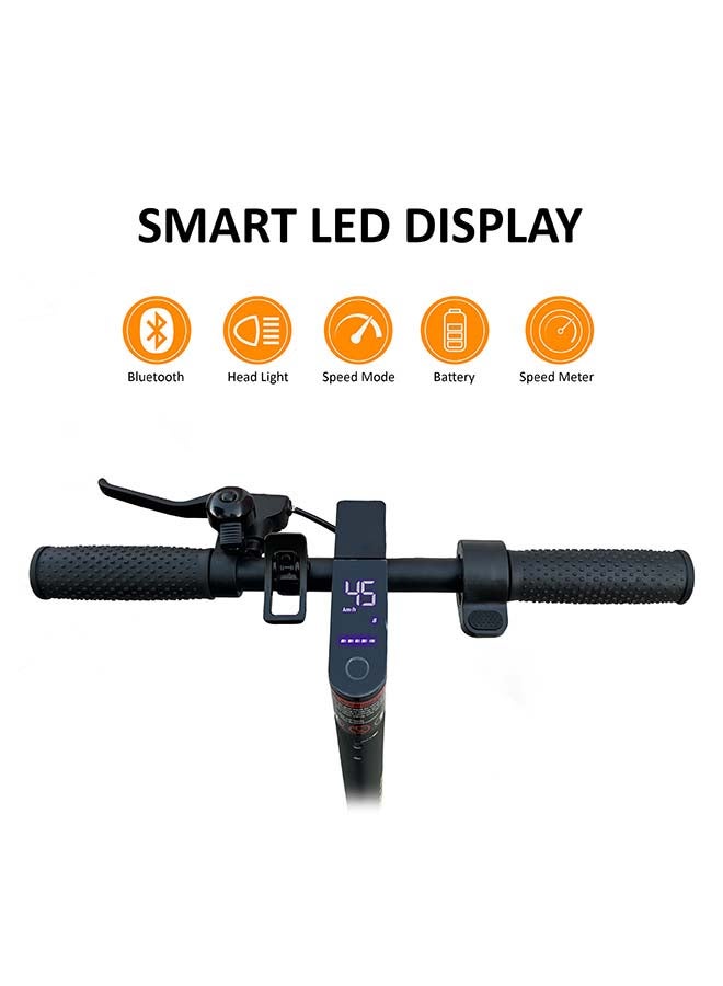 MYTOYS MT760 High Speed Electric Scooter, Super Fast 45km/h Speed, 350W Brushless Motor, Upgraded Battery, App control, Cruise Mode With free Helmet and Reflective Vest 109 x 14 x 52cm - Image 5