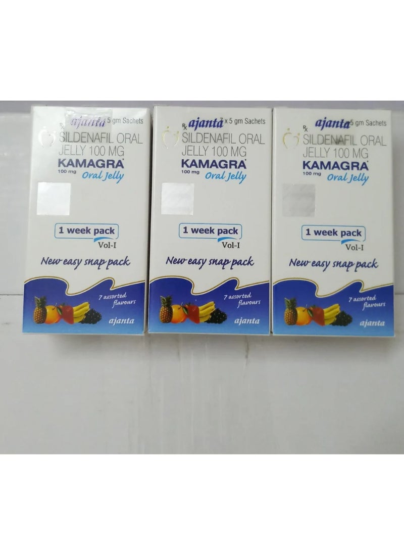 AS SEEN ON TV Kam*agra Oral Jelly Pack of 3 