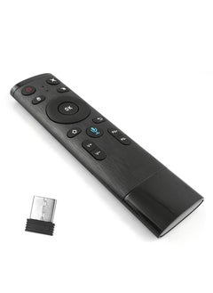 Remote Controller，Eacam 2.4G Wireless Remote Control with USB Receiver Voice Input for Smart TV Android TV Box HTPC PC Projector Black